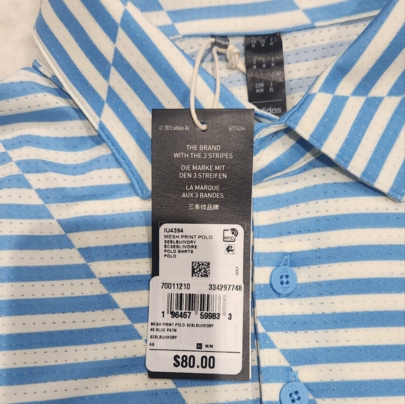 Adidas Men's Golf Shirt - Picture 3 of 3